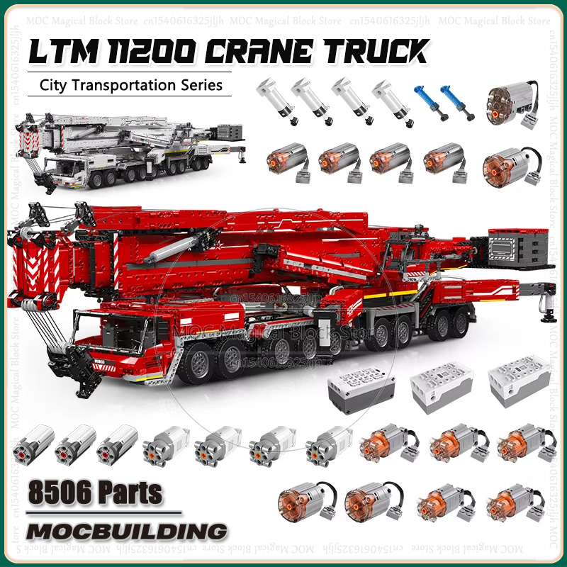 Claw Crane Machine - MOC Liebherr LTM 11200 Crane Building