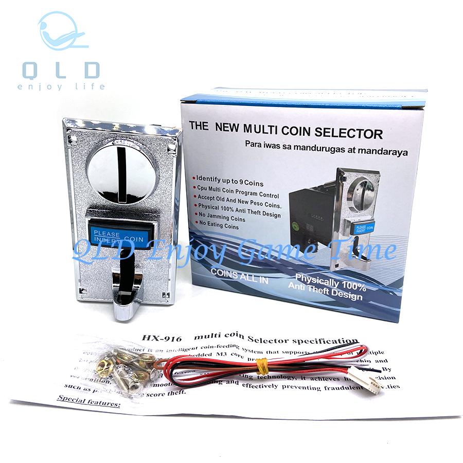 Arcade Games And Vending - 9-Type Multi Coin Acceptor 616 Wallet