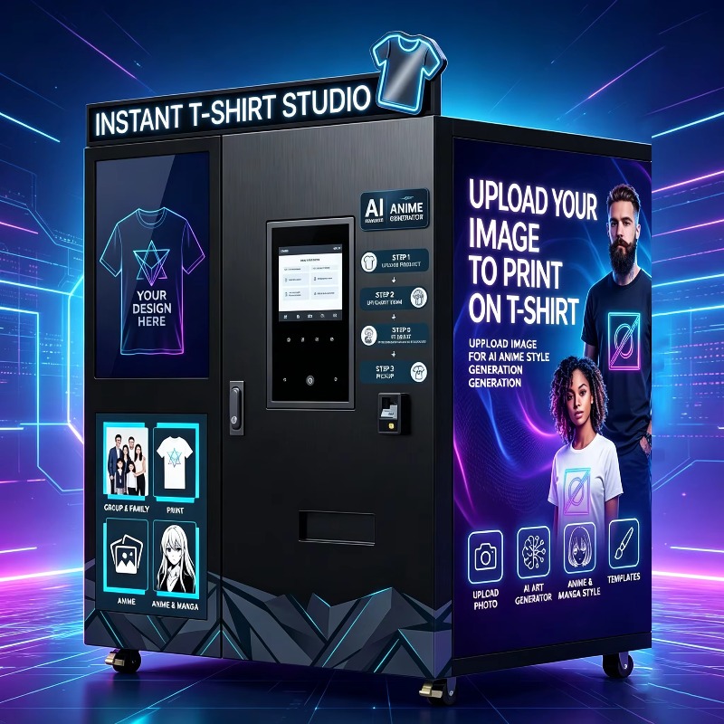 Popcorn Vending Machine - AI Intelligent Generation Clothing Vending Machine