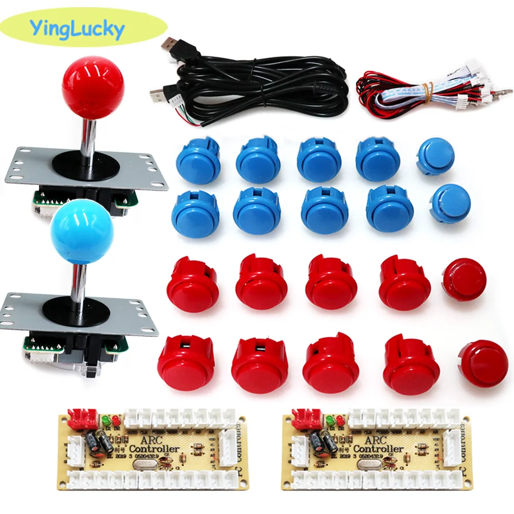 Arcade 2 Player Zero Delay Kit - đánh giá và giá Arcade Button Pcb