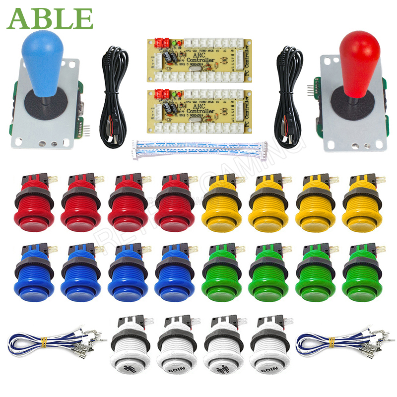 Arcade 2 Player Zero Delay Kit - đánh giá và giá Arcade Button Pcb