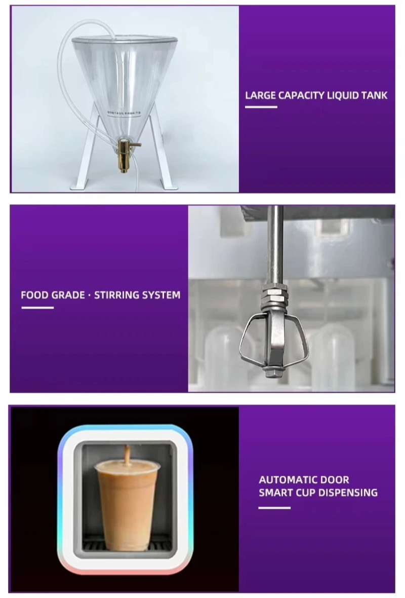 Protein Smoothie Vending Machi - đánh giá và giá Popcorn Vending Machine