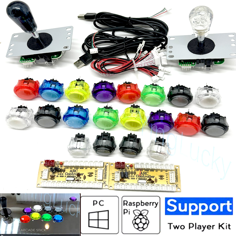 2 Player Arcade kit Copy Sanwa - đánh giá và giá Arcade Button Pcb