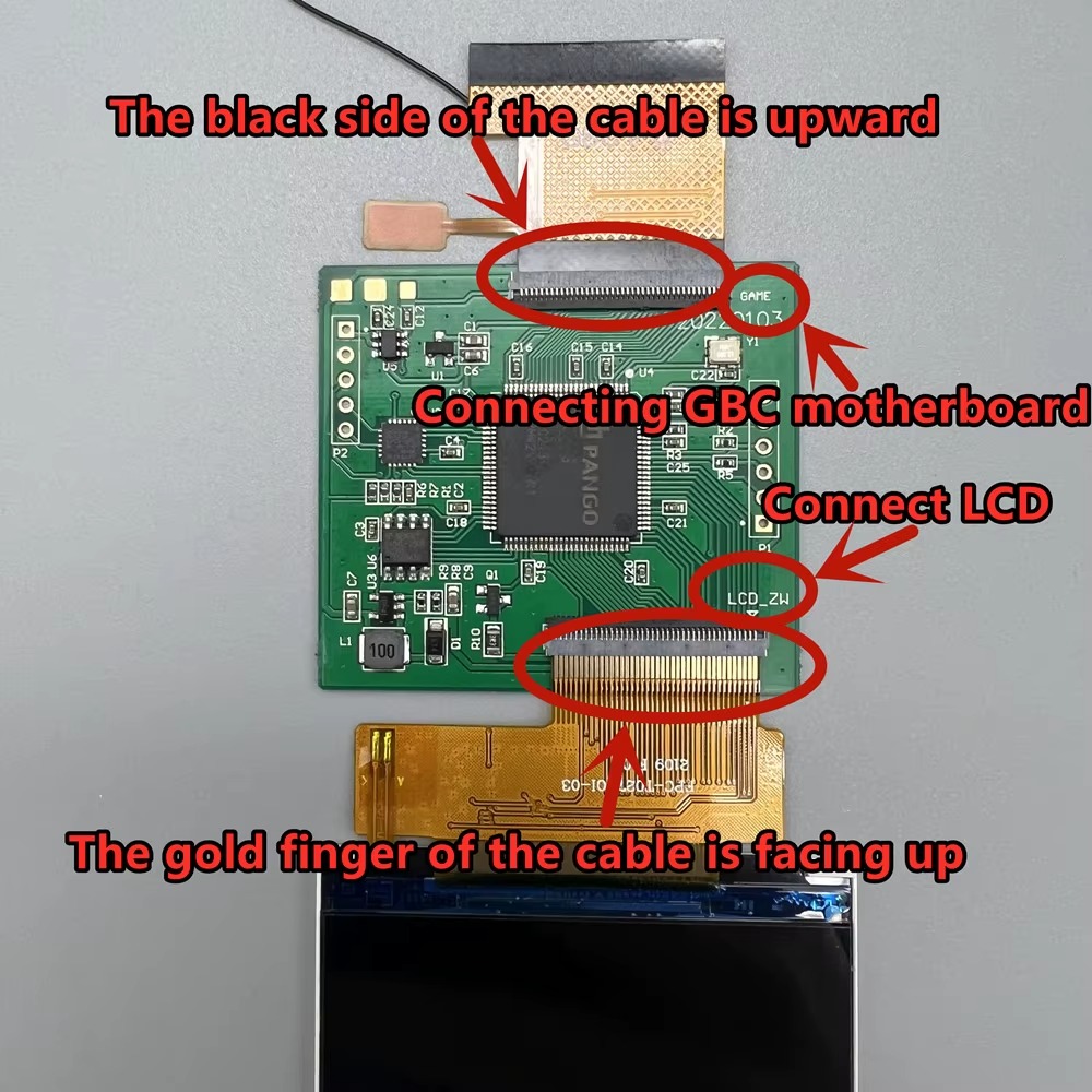 Original Size New 2.45 GBC IPS - đánh giá và giá Lcd Screen Arcade