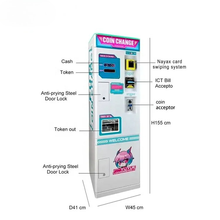 Hot Sale Nayax Card Swiping Sy - đánh giá và giá Arcade Card Vending Machine
