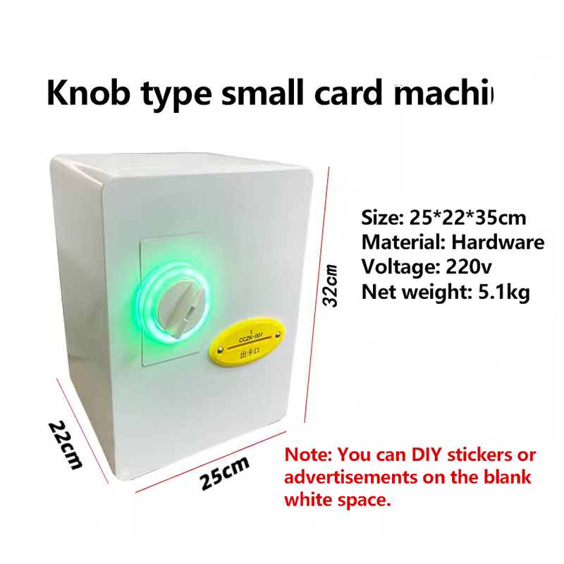 Knob Type Mini Card Dispenser  - đánh giá và giá Arcade Card Vending Machine