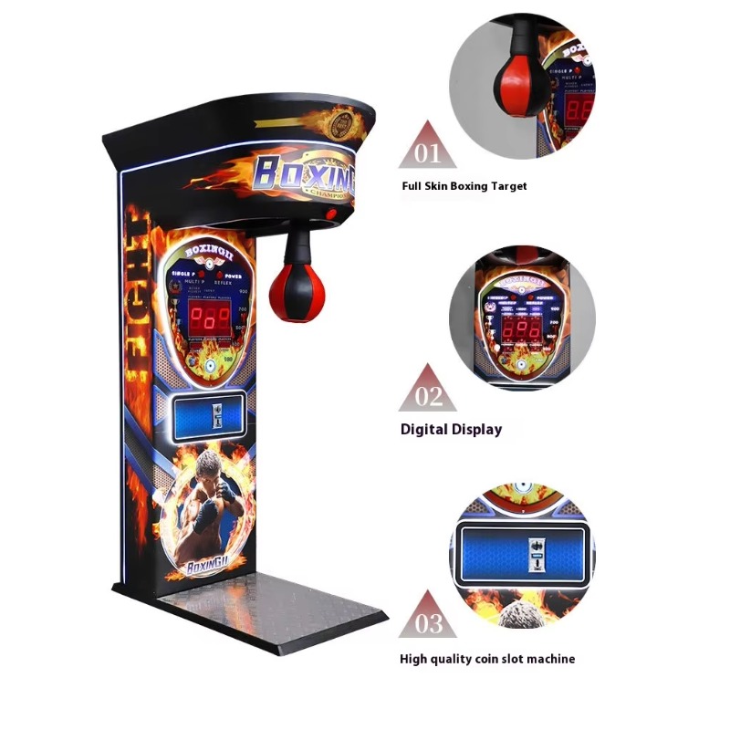 Black King Boxing Arcade Machi - đánh giá và giá Arcade Game Coin