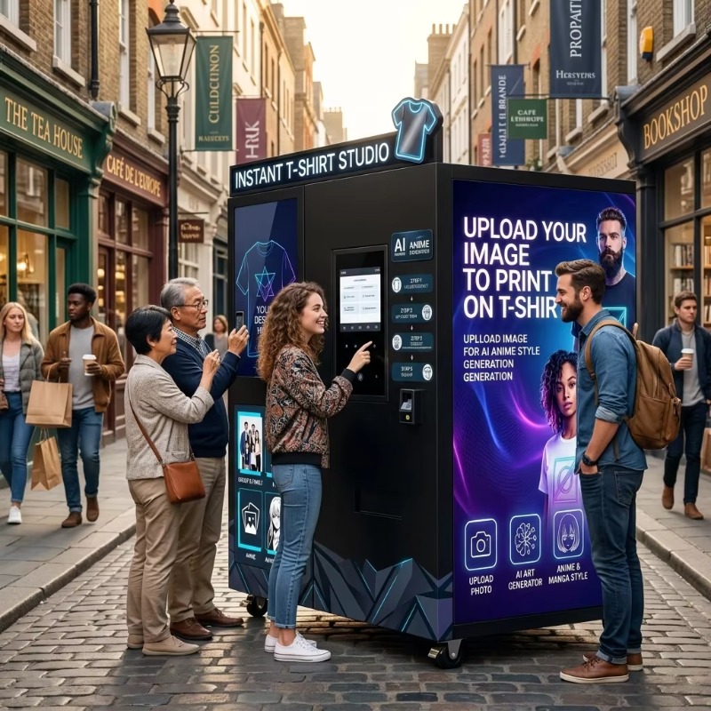 AI Intelligent Generation Clot - đánh giá và giá Popcorn Vending Machine