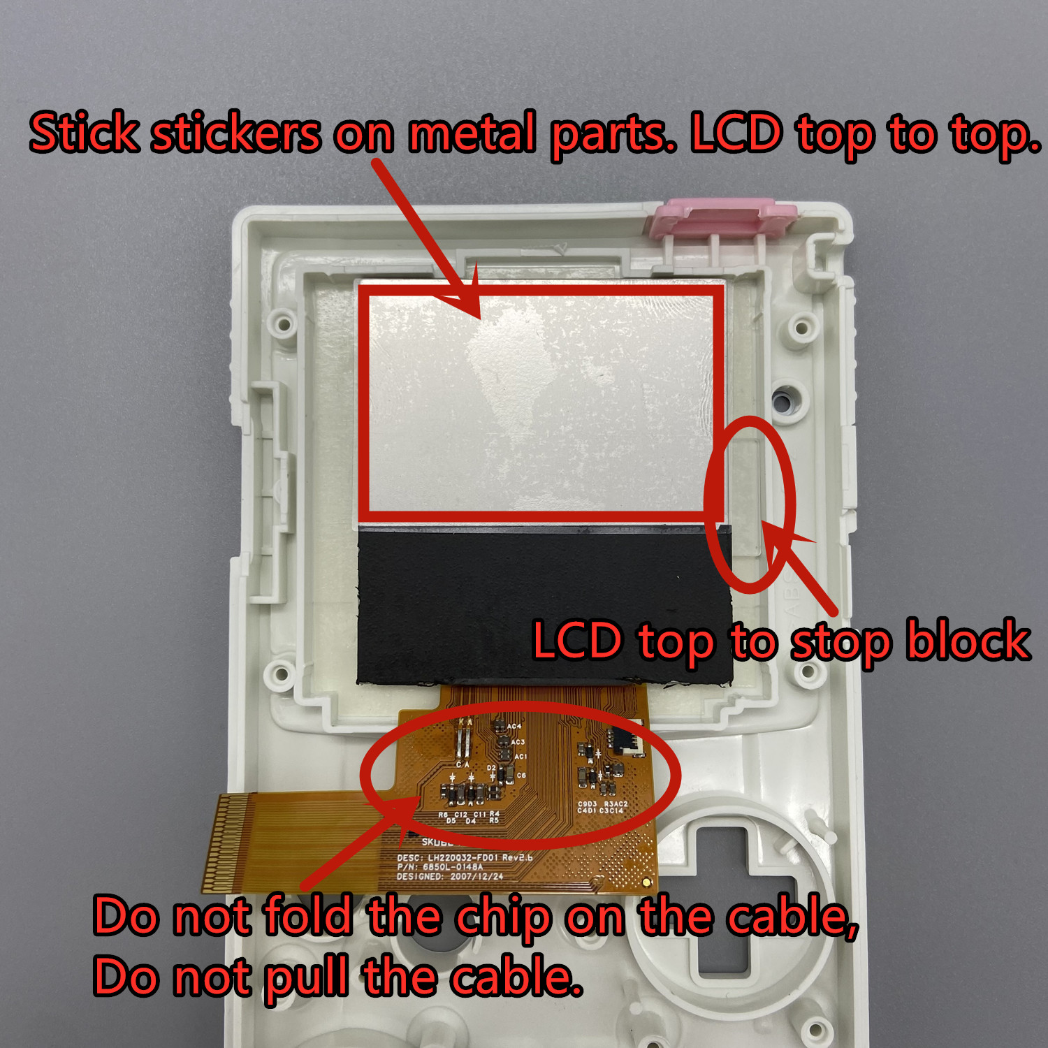 2.2 inches GBC LCD High bright - đánh giá và giá Lcd Screen Arcade