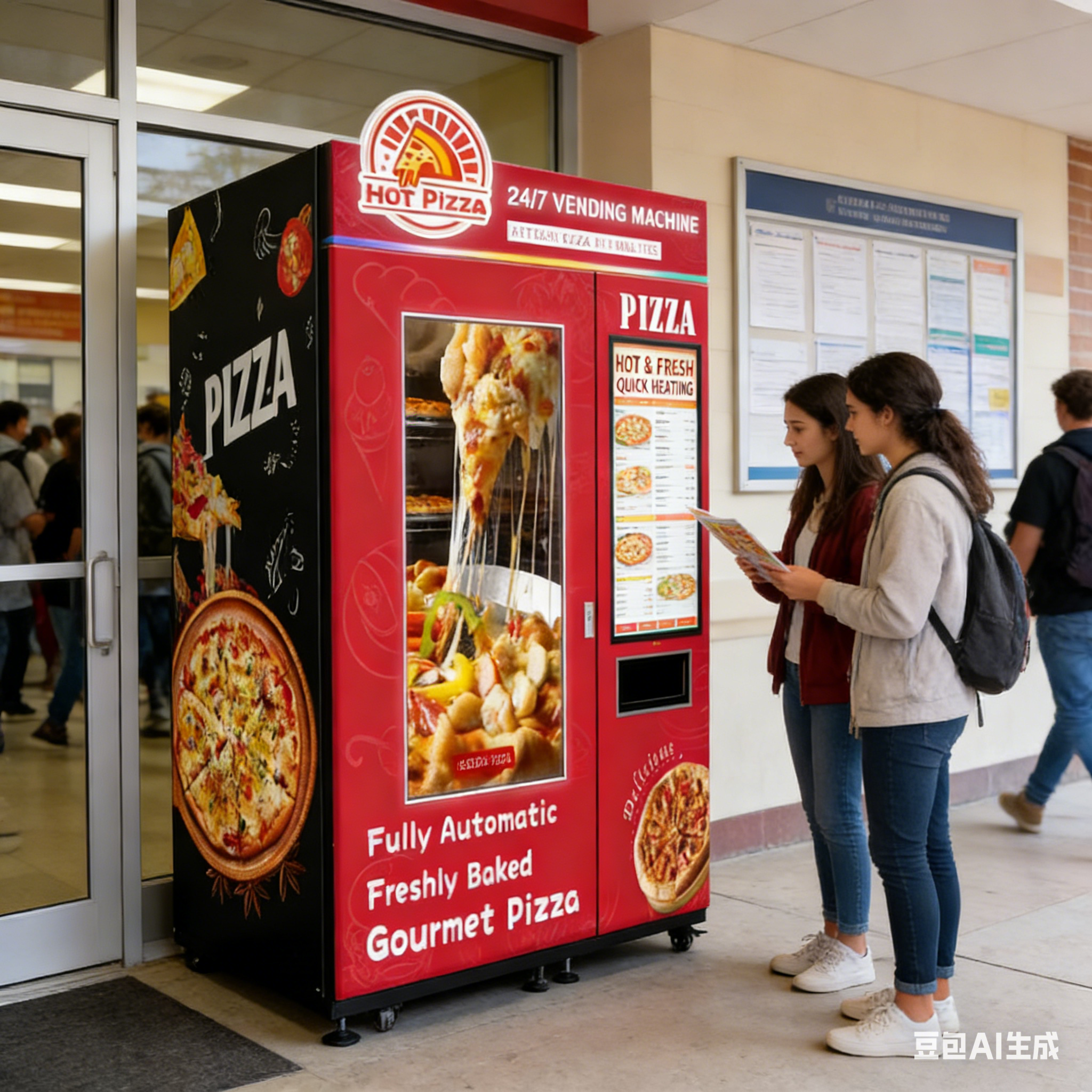 Pizza Machine Fully Automatic  - đánh giá và giá Popcorn Vending Machine