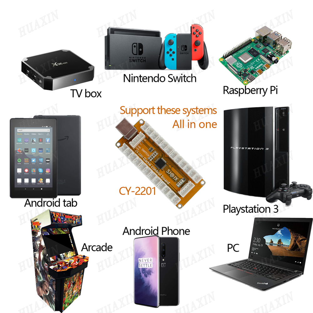 Arcade Game USB Zero Delay Joy - đánh giá và giá Arcade Button Pcb