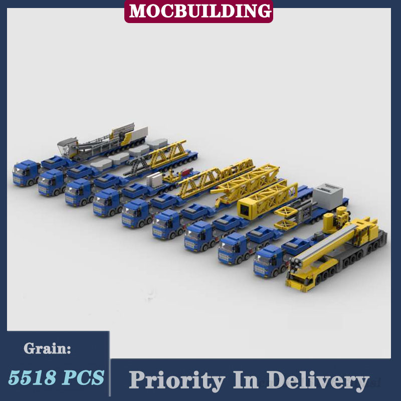 MOC City Construction Site Tow - đánh giá và giá Claw Crane Machine